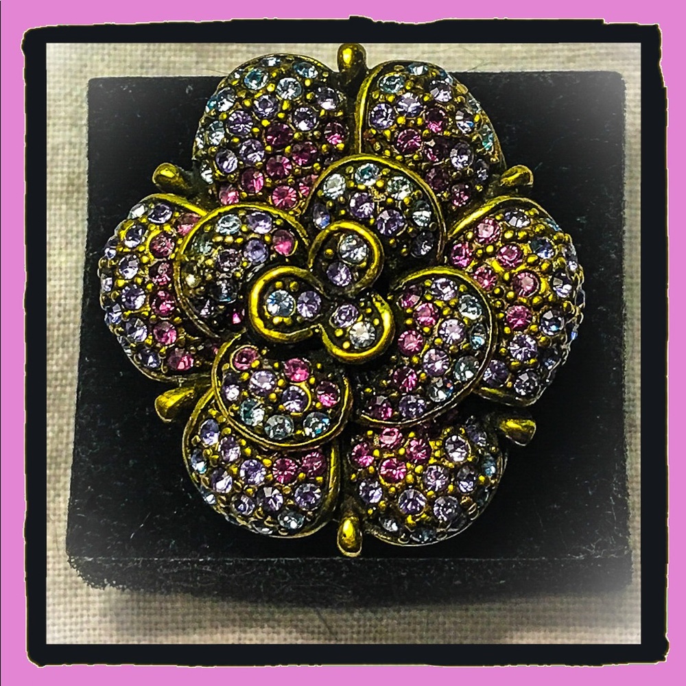Heidi Daus PETAL PROFUSION Crystal Ring